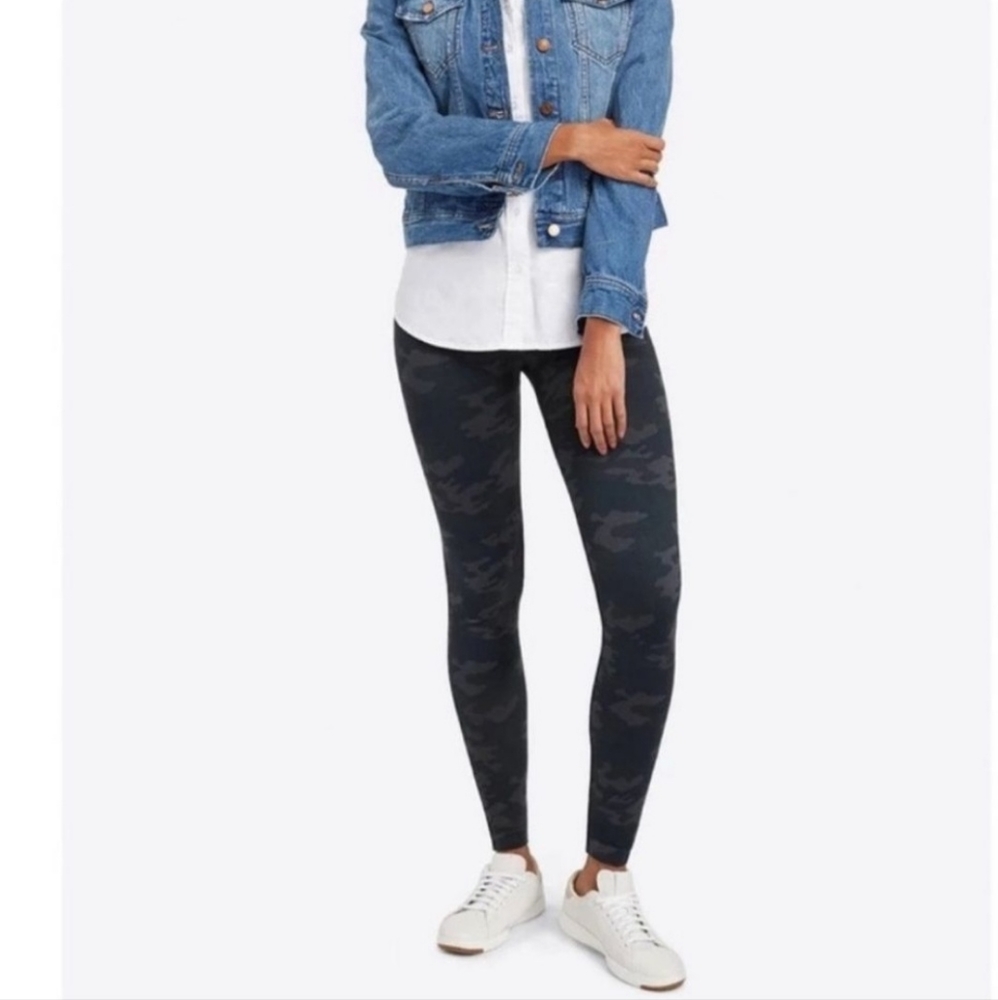 Spanx High Waist Camo Print Leggings